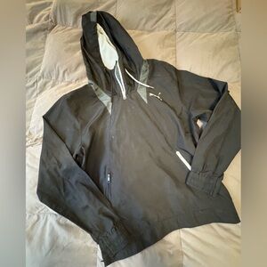 Puma Black Lightweight Shirt Jacket